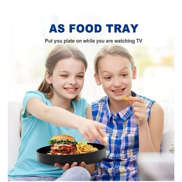 Round Lucite Serving Tray. NIB - Picture 3 of 7